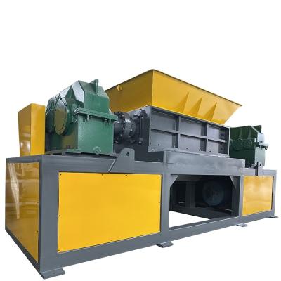 China Hotels Factory Direct Supply Rubber Tire Plastic Double Shaft Shredder Recycling Machine for sale