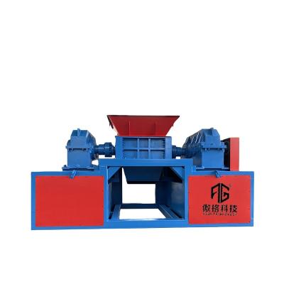 China Hotels Multifunctional Waste Aluminum Iron Scrap Industrial Metal Recycling Double Shaft Shredder Machine for sale