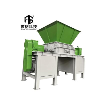 China Hotels High Performance Industrial Cardboard Waste Wood Pallet Double Shaft Shredder Machine for sale