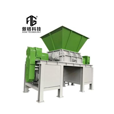 China Hotels Industrial Waste Film Bottle Bag Strap Recycling Double Shaft Plastic Shredder For Sale for sale