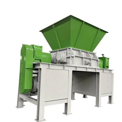 China Hotels High Capacity Waste Industrial Plastic Recycling Double Shaft Shredder Machine Price for sale