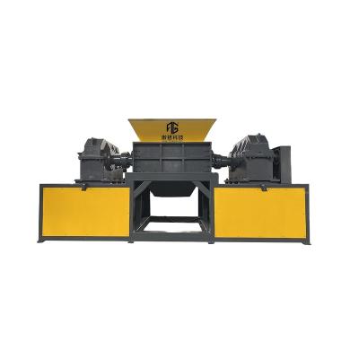 China Hotels Scrap Metal Double Shaft Shredder Machine For Industrial Plastic Material for sale