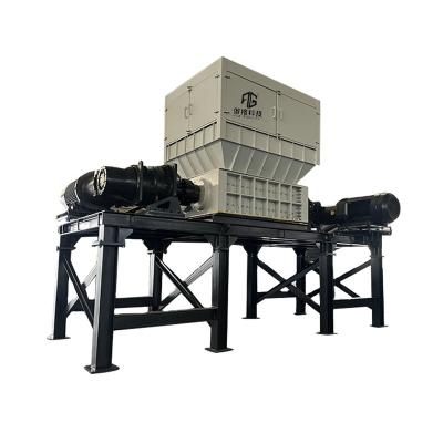 China Hotels Automatic Rubber Scrap Tyre Shredder Tire Double Shaft Shredding Machine for sale