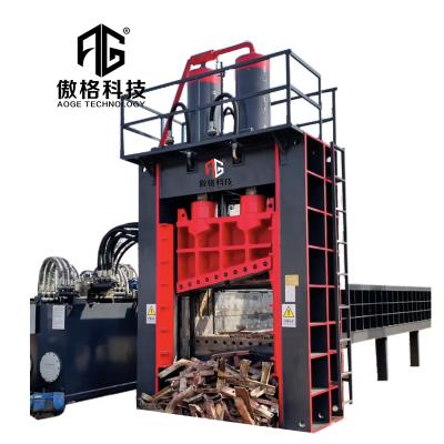 China Building Material Shops Hydraulic Scrap Metal Recycling Equipment Scrap Metal Shears/steel Guillotine Shearing for sale