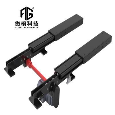 China Warehouse Asrs Solution Heavy Duty stacker crane forks 0.22-0.82CBM for sale