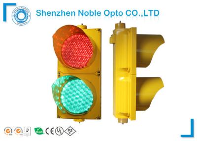 China Solar Power 300mm Led Traffic Light Lamps PC Housing Material for sale