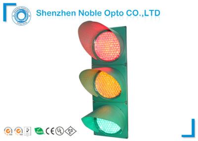 China OEM 300mm Led Road Solar Traffic Lights PC Material 12V - 240V for sale