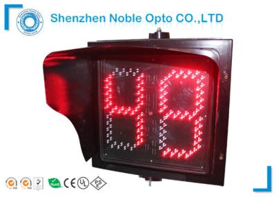 China PC Housing 400mm Traffic Light Countdown Timer Customized 2 Year Warranty for sale