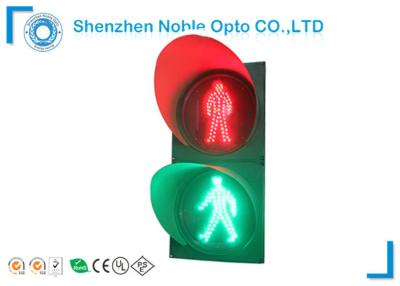 China Customized Pedestrian Traffic Light 200mm PC Housing 2 Years Warranty for sale