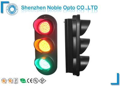 China 4 Inch Red Yellow Green Traffic Lights And Signs IP65 CE Approved for sale