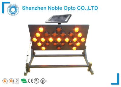 China Solar Arrow Board 25 Lamps For Excavator / Maintenance Truck for sale