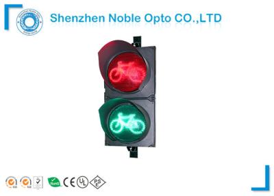 China Red Green High Flux Bicycle Traffic Lights 100000 hours 2 years Warranty for sale