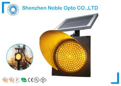 China 10W Solar Powered Warning Lights Yellow or Amber color IP65 for sale