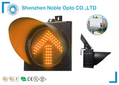 China Solar Warning Light Ground Type , Red Green Traffic Light Remote Control for sale