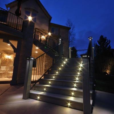 China Round Outdoor Waterproof Garden 3W Inground Floor Stair Led Garden Ground Lights 5way Recessed Light for sale