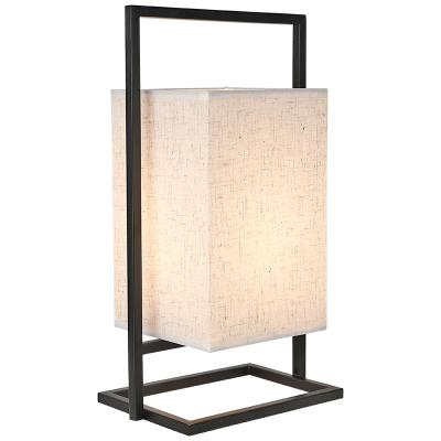 China Lighting Retro Functions LED Fabric Art Table Lamp Adjustable Japanese Zen Home Bedroom Bedside Table Lamp for sale