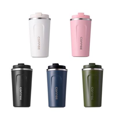 China Amazon Sale Hot Sustainable Reusable Stainless Steel Travel Coffee Mug Double Wall Vacuum Offensive Coffee Cup for sale