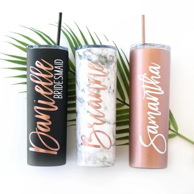 China Cheap Viable Running Wholesale Slim Sublimation Leak Proof Stainless Steel Lean 20oz Stainless Steel Tumbler With Straw And Lid for sale