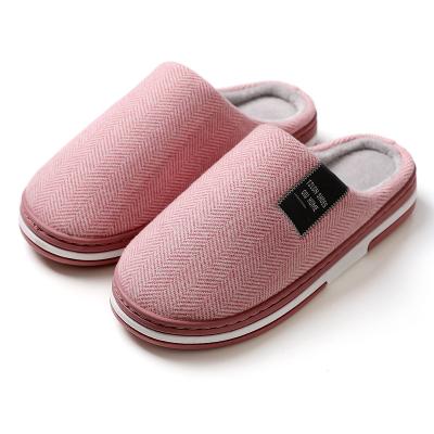 China Fashion Trend Home Men's Women's Couples Half-Pack Heel Gift Imprisonment Cotton Non-slip Slippers for sale