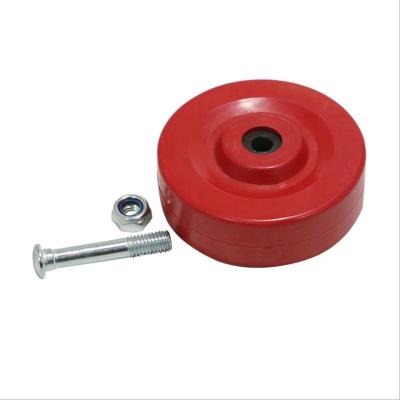 China Other Factory Price Medium Duty Polyolefin Wheels Hard Plastic Caster Wheel 3 Inch 100Mm 125mm for sale