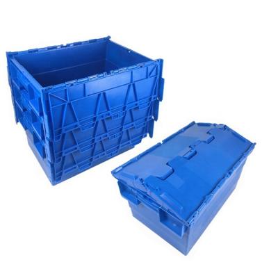 China Wholesale Plastic Blue BASKET Storage Basket With Lid for sale