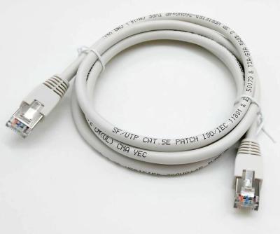 China stp / sftp cat5e patch cord double shielded supply directly Cat5E - cat5e / cat6 patch cable factory sftp 001 for sale