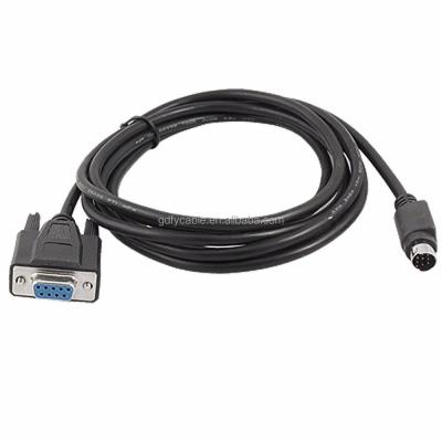 China DVD vedio player RS232 DB9P to Mini Din 8P PLC cable for Proface GPW-CB02 for sale