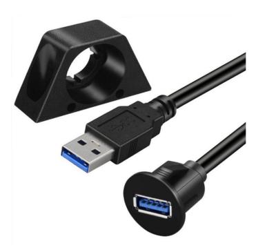 China Car Usb3.0 Extension Lead For Car With Holder 1m/2m/customized for sale