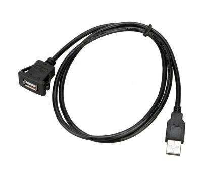 China Waterproof Data Transfer Usb2.0 Dashboard Expansion Lead For Car With Stand 1m/2m Length for sale