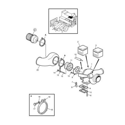 China Exhaust Pressure Governor 478915 / 478916 478915 Exhaustt Pressure Regulator for sale