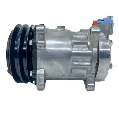 China 7H15 12V 2A A/C compressor for FOTON FORLAND Compressor de ar air conditioning compressor for sale