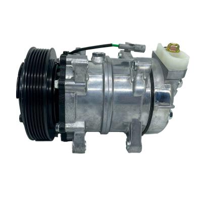 China 7H15 24V 6PK A/C compressor is suitable for AUMAN GTL Advance auto parts automobile air-conditioning compressor for sale