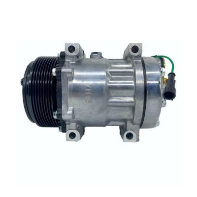 China 7H15 24V 8PK Air Conditioning Compressor For Dongfeng Tianjin 4990520/8104010-C1100/5264587 Car ac system for sale