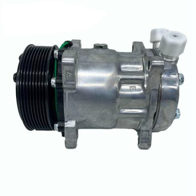 China Ac Car Parts Compressor Universal 7H15 8PK 24V for POLIA Refrigerator compressor for sale