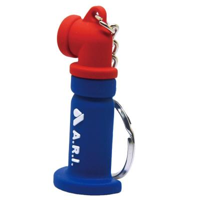 China Gift OEM Key Chain Water Pump Line Tube Custom Shaped 3D PVC Key Chain for sale