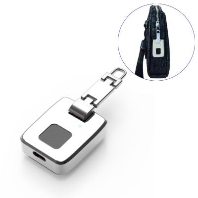 China Soft Briefcase Fingerprint Style Electronic Smart Small Zipper Anti Theft Biometric Melat Lock for sale