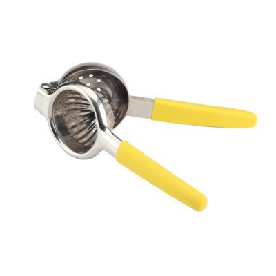 China Easy Control Lemon Squeezer Citrus Squeezer with Non-Slip Grip Handle, Stainless Steel Manual Lemon Squeezer for sale