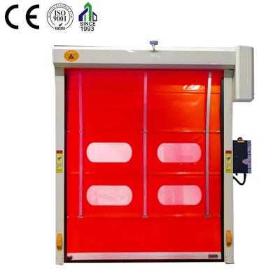 China Modern Pvc Door Anti-aircraft Door Solutions High Speed ​​Stacking Windproof Door for sale