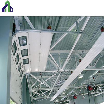 China JIANDA China Suppliers Modern Vertical Overhead Industrial Automatic Sectional Door for sale