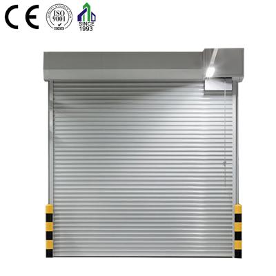 China Industrial Remote Control Motorized Rolling Shutters Roll Up Steel Door For Exterior Applications for sale