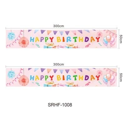 China Team Durable Decorative Unicorn Paper banner professional happy birthday set of color fastness/design environmental protection durable/decorative/ for sale