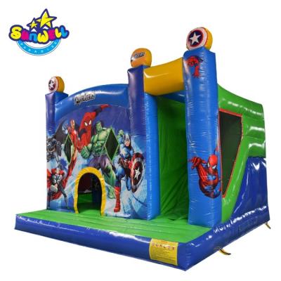 China Park/Playground/School/Rental Jumping Castle/Festival/American Home Inflatable Yard Movie Characters Superhero Bouncer Cartoon Theme For Kids for sale