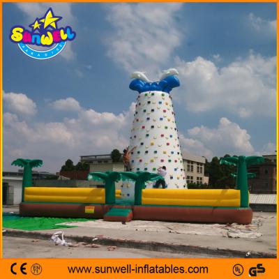 China Park/playground/school/rental/festival/home yard outdoor mobile inflatable wall climbing wall for sale for sale