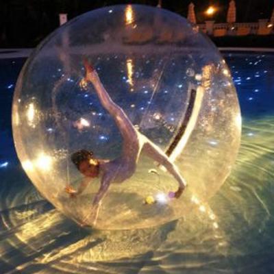 China Sports Toy Giant Inflatable Water Walking Ball Outdoor Sports Toys Dancing Balls Transparent Ball For Sale for sale