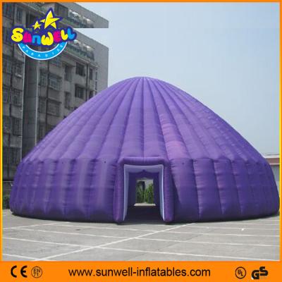 China Attractive 210D Oxford Fabric Dome Inflatable Air Tent Inflatable Igloo Tent For Events for sale