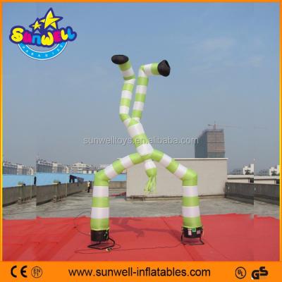 China 190T Polyester Pongee Advertising Air Duct Man , Mini Inflatable Sky Air Dancer Dancing Man for sale