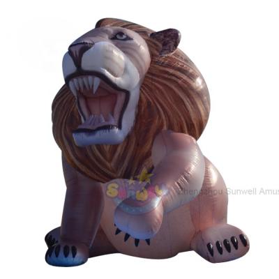 China 210D Oxford Cloth Cartoon Characters Lion King Inflatable Lion Model Inflatable For Advertising Inflatable for sale