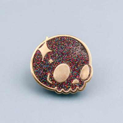 China Custom Hard America Kunshan Krell Enamel Pin Skull Pins for sale