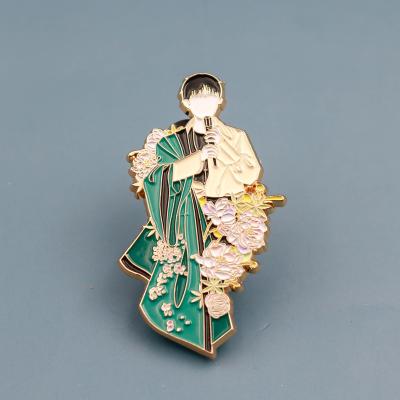 China Custom America Kunshan Krell Metal Lapel Pin Badge Kpop Custom Hard Enamel Pin for sale