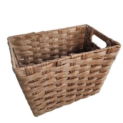 China Multifunctional Exquisite Professional Minimalist Jute Round Picnic Rattan Woven Basket for sale